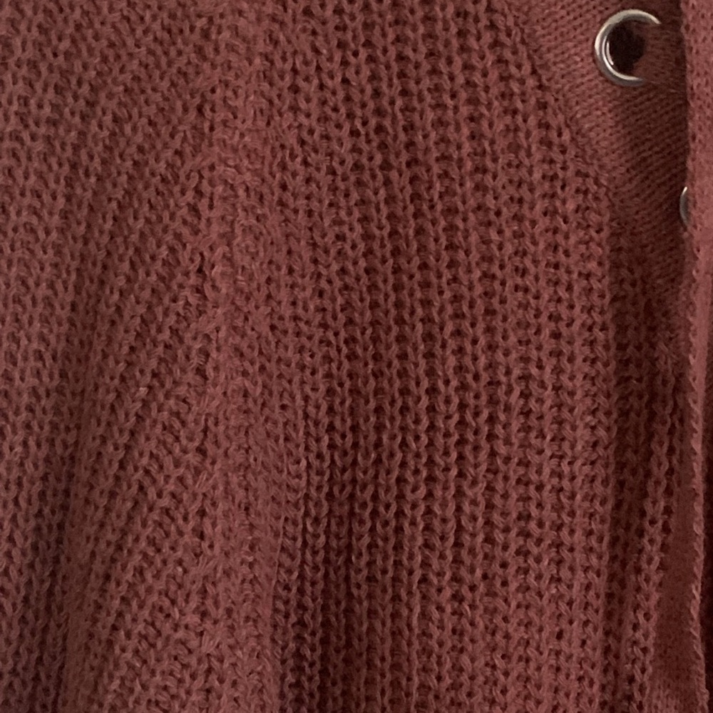 Pinklicious Sweater. Size S. Color-Rust - Picture 5 of 10